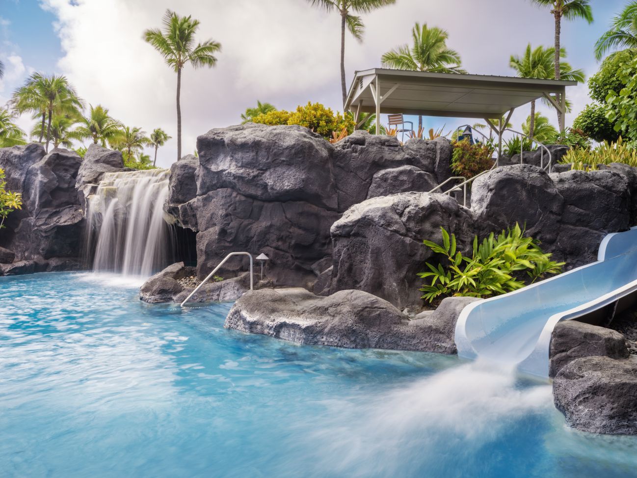 Outdoor Super Pool - Water Slide